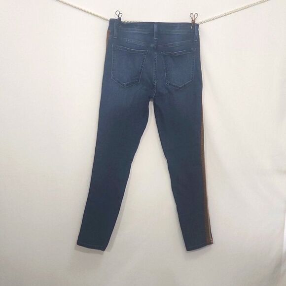 Joe's Jeans Charlie Metallic Side Stripe High Rise Sz. 28 - Picture 9 of 12